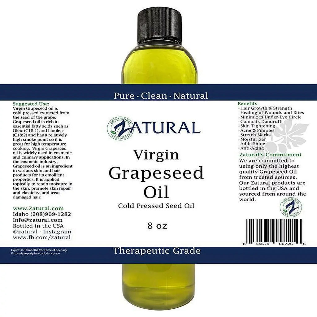 GrapeSeed Oil-Cold Pressed, Virgin, Undiluted, 100% Pure Grape Seed Oil (128 Ounce (1 Gallon))