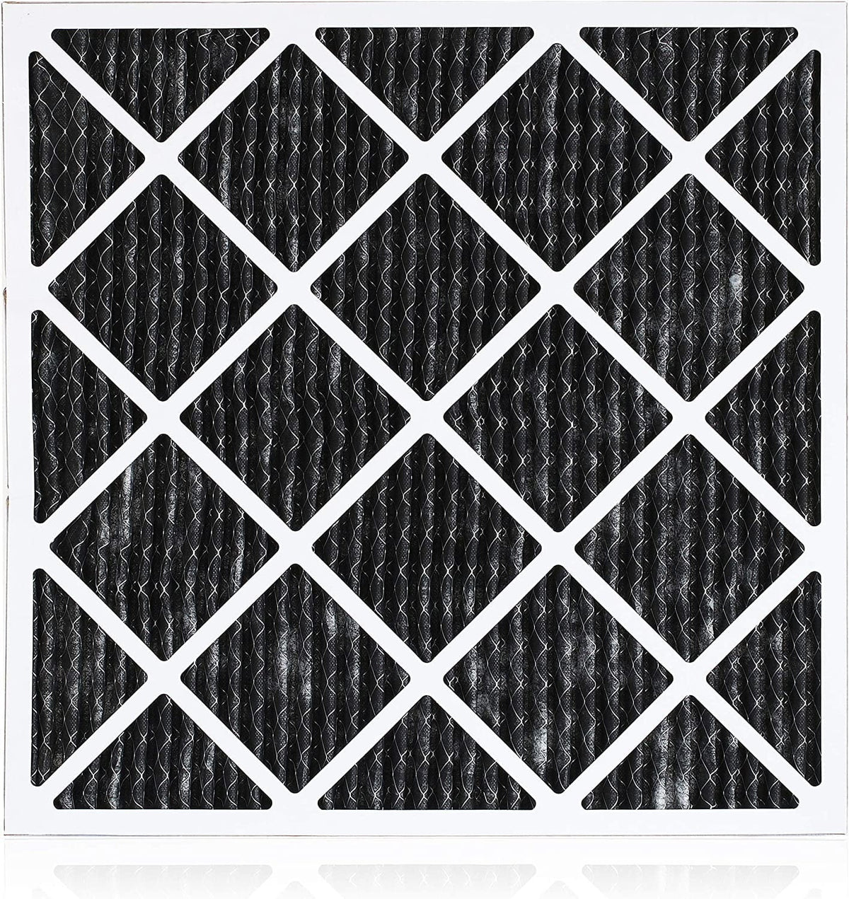 Filterbuy 16x18x1 MERV 8 Odor Eliminator Pleated HVAC AC Furnace Air Filters with Activated Carbon (5-Pack)