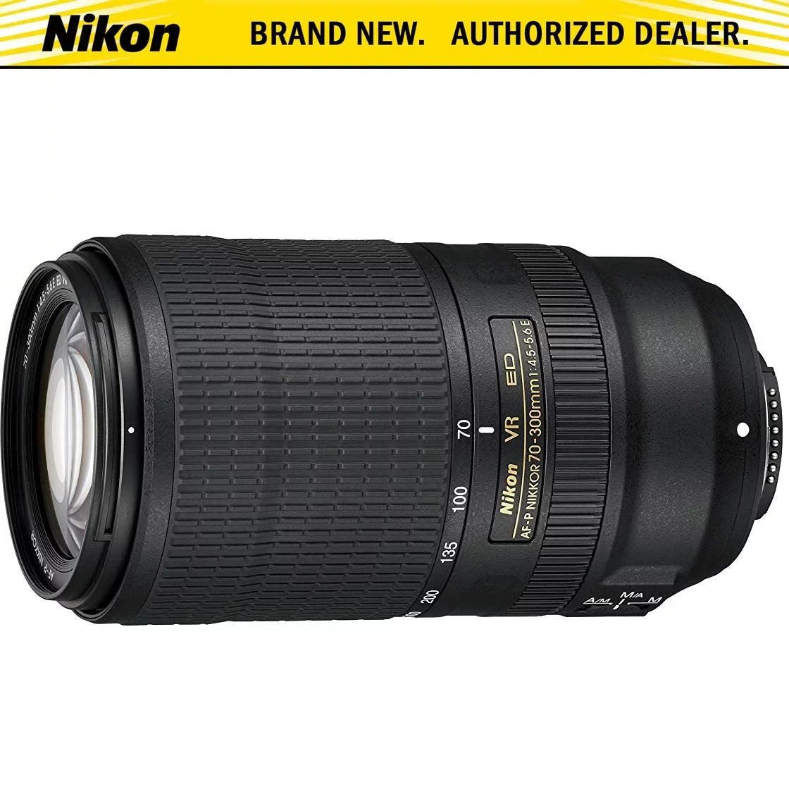 Nikon AF-P NIKKOR 70-300mm f/4.5-5.6E ED VR Lens 20068