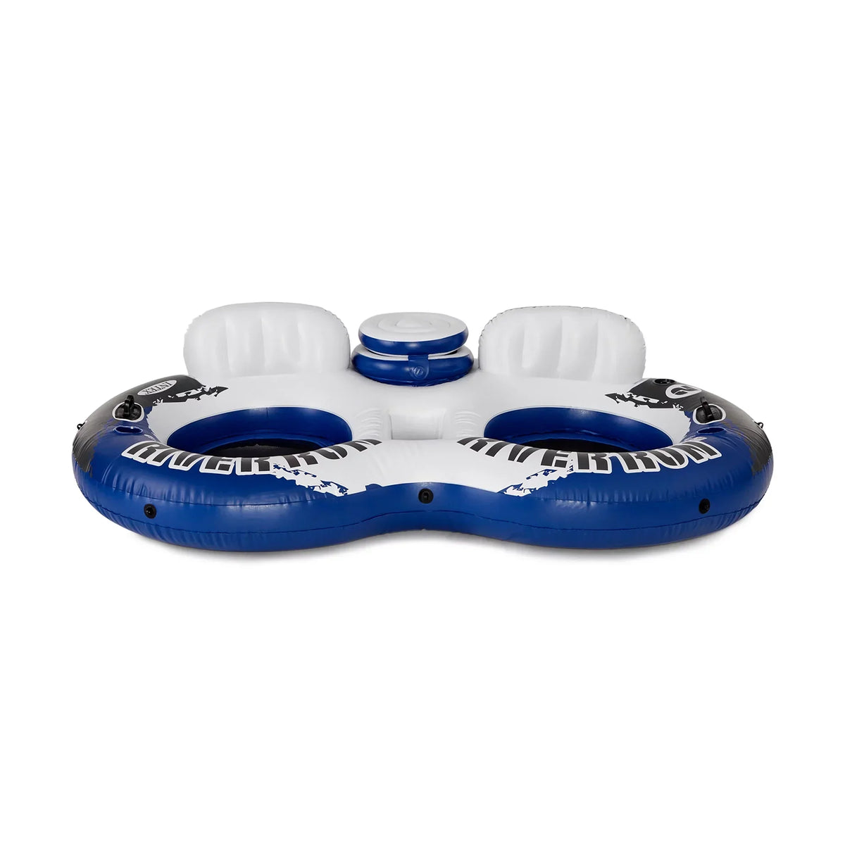 Intex River Run II Inflatable 2 Person Pool Tube Float w/ Cooler (18 Pack)