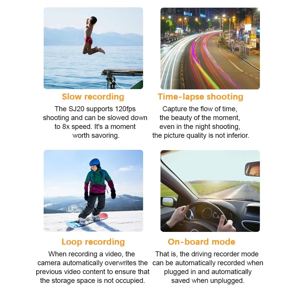 Camera,With Battery Waterproof With Support Live With Sj20 Camera Dual Screen 40m Waterproof 20mp Waterproof Camera 4k Waterproof 135wide Screen Waterproof Waterproof Screen Dual