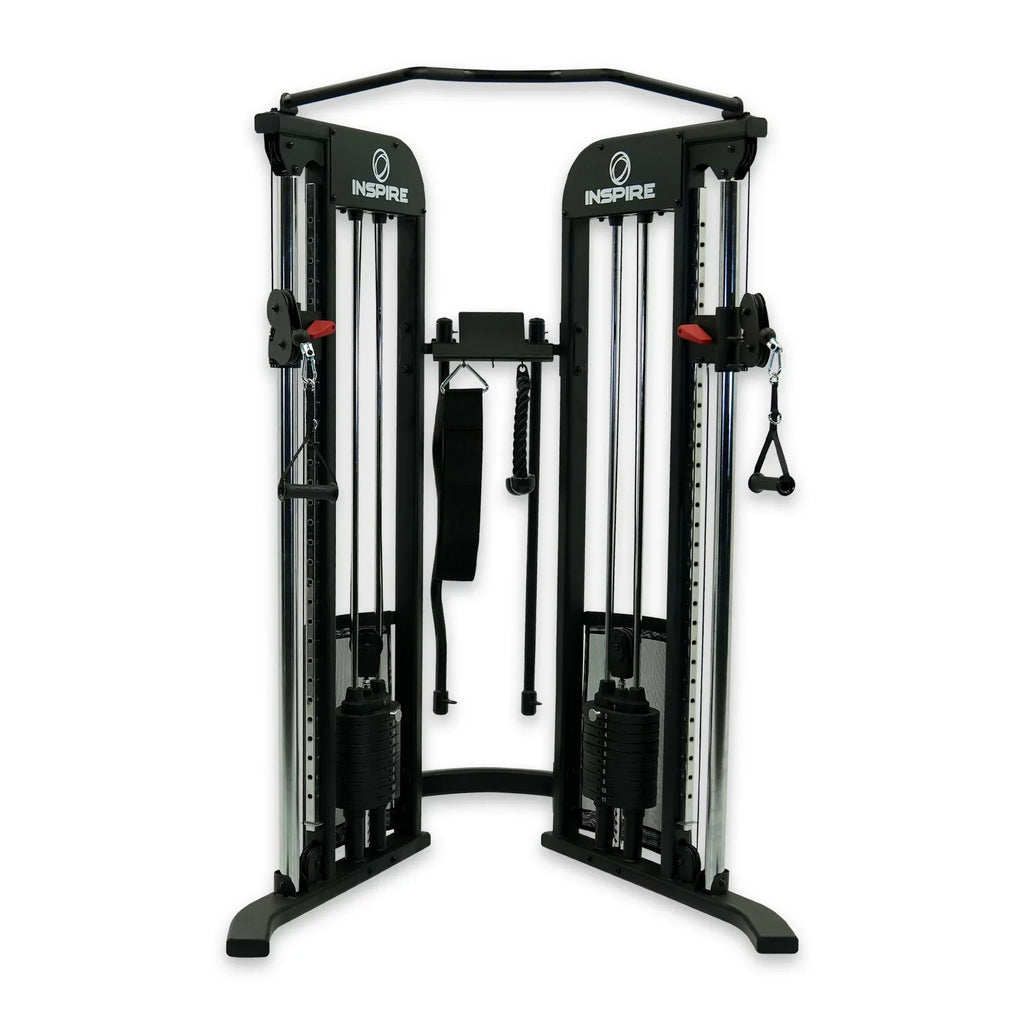 Inspire Fitness CG3 Home Gym Functional Trainer with Adjustable Workout Bench Bundle
